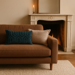 Coussin rectangulaire 30x50cm en lin beige | Hashtag Déco