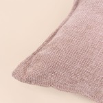 Coussin rectangulaire 30x50cm en lin beige | Hashtag Déco