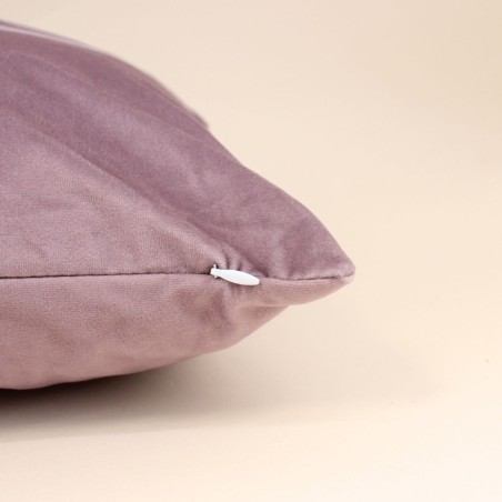 Coussin en velours zébré rose 40x60cm chic | Hashtag
