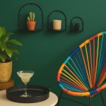 Set de 3 étagères murales métal noir | Hashtag Déco
