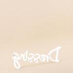 Mot déco "Dressing" 35cm bois blanc | Hashtag Déco