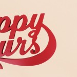 Mot décoratif happy hours rouge en bois | Hashtag Déco