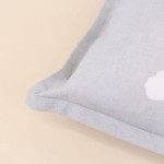 Coussin corps femme gris en coton 40cm | Hashtag Déco