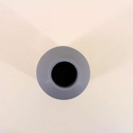 Vase 23cm gris mat en céramique élégant | Hashtag Déco