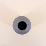 Vase 23cm gris mat en céramique élégant | Hashtag Déco