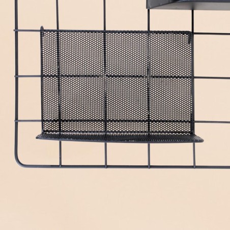Pegboard en métal noir 60x40cm pour un mur tendance | Hashtag Déco