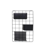 Pegboard en métal noir 60x40cm pour un mur tendance | Hashtag Déco