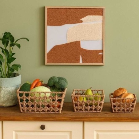 Set de 3 paniers tressés naturels beige | Hashtag Déco