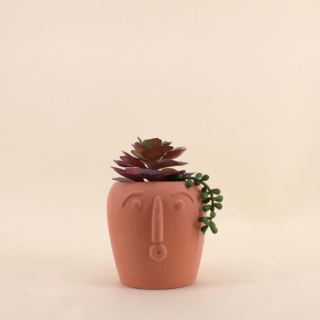 Plante artificielle pot rond terracotta | Hashtag Déco