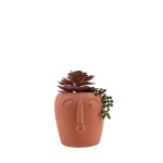 Plante artificielle pot rond terracotta | Hashtag Déco