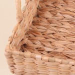 Plateau avec poignées en jonc de mer naturel | Hashtag Déco