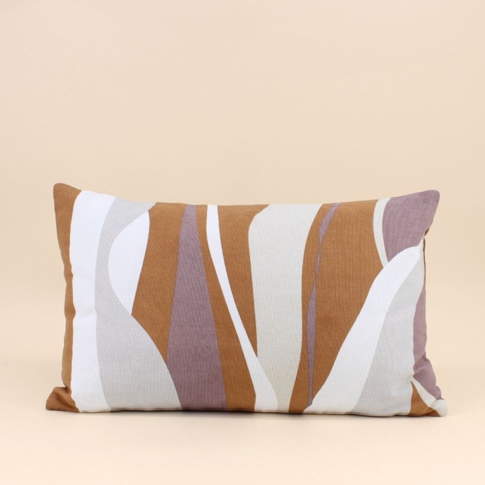 Coussin coton motifs géométriques colorés 30x50cm | Hashtag Déco