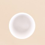 Cache-pot strié dolomite blanc 12,5cm | Hashtag Déco