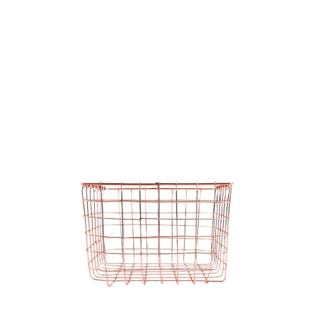 Panier en métal noir 20x20x15cm élégant | Hashtag Déco