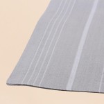 Set de table rayé taupe 33x48cm