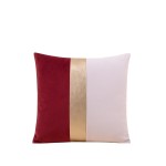 Coussin satiné 45x45cm bleu pour salon élégant | Hashtag Déco