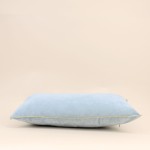 Coussin 30x40cm en tissu bleu | Hashtag Déco