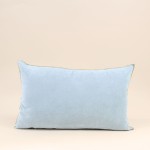 Coussin 30x40cm en tissu bleu | Hashtag Déco