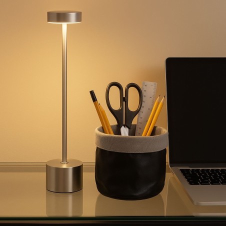 Lampe USB en aluminium 34cm