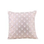 Coussin satiné rose 40x40cm, chic et doux | Hashtag Déco