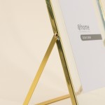 Cadre photo doré verre 20x25cm sur pied | Hashtag Déco