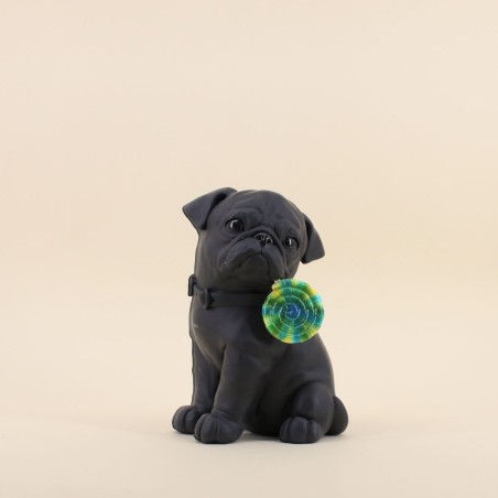 Chien en résine 24cm ludique et neutre | Hashtag Déco