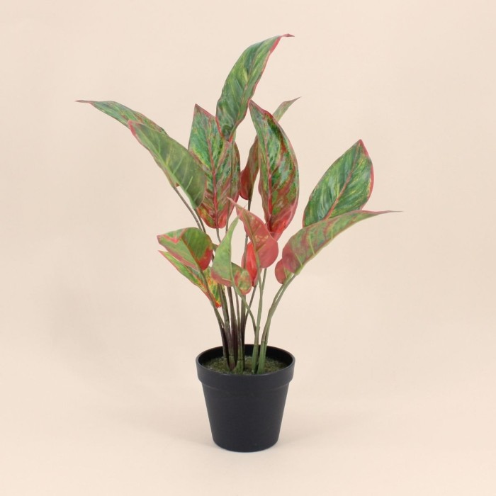 Plante artificielle rouge 52cm | Hashtag Déco