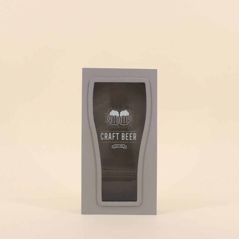 Objet déco collecteur capsules bois noir 25x13cm | Hashtag Déco