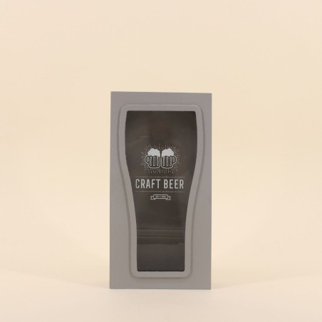 Objet déco collecteur capsules bois noir 25x13cm | Hashtag Déco