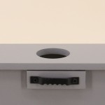 Objet déco collecteur capsules bois noir 25x13cm | Hashtag Déco