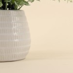 Plante artificielle céramique blanche 26cm | Hashtag Déco