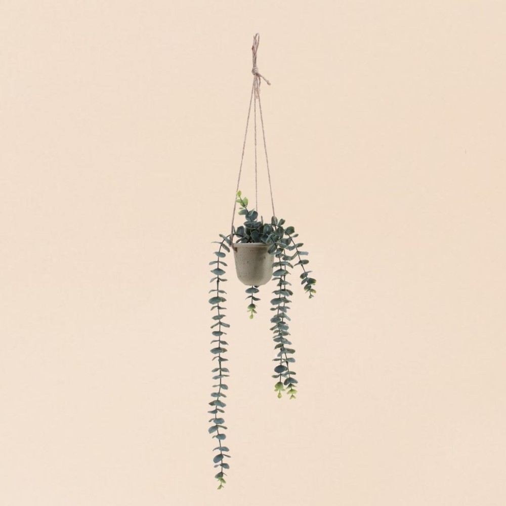 Plante artificielle tombante beige en papier maché | Hashtag Déco