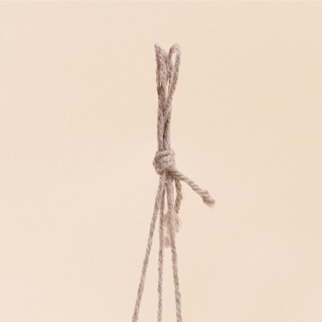 Plante artificielle tombante beige en papier maché | Hashtag Déco