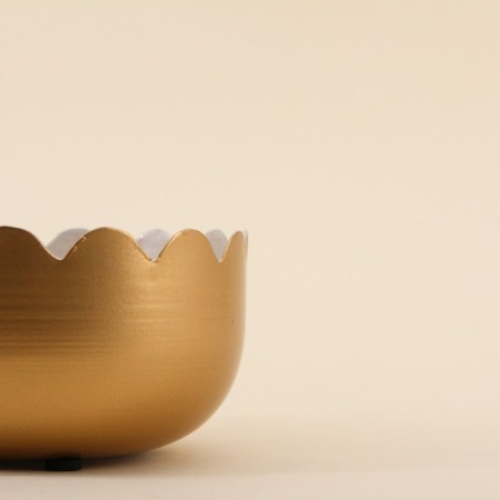 Vide poche doré en métal 14cm - Élégance chic | Hashtag Déco