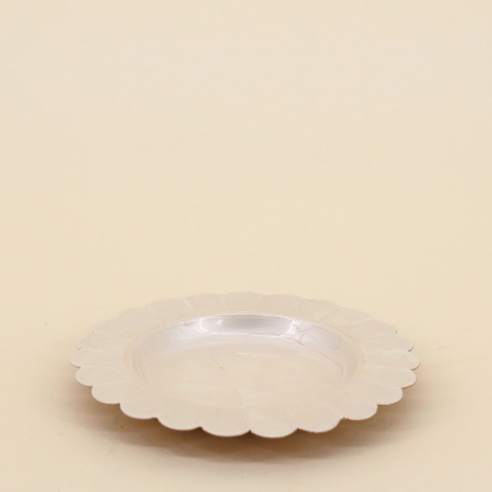 Coupelle dorée en métal aspect nacré 14cm | Hashtag Déco