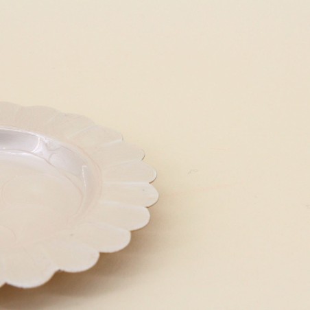 Coupelle dorée en métal aspect nacré 14cm | Hashtag Déco