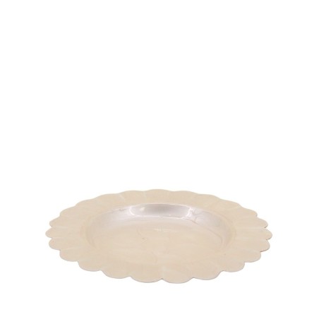 Coupelle dorée en métal aspect nacré 14cm | Hashtag Déco