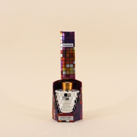 Diffuseur parfum 120ml verre gris argenté | Hashtag Déco