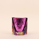 Bougie parfumée violette en verre | Hashtag Déco