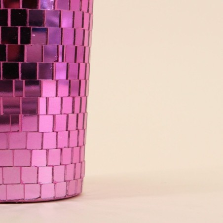 Bougie parfumée violette en verre | Hashtag Déco