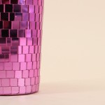 Bougie parfumée violette en verre | Hashtag Déco