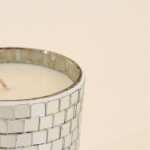 Bougie parfumée miroir gris argenté | Hashtag Déco