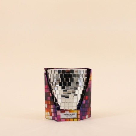 Bougie parfumée miroir gris argenté | Hashtag Déco