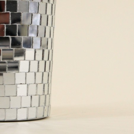 Bougie parfumée miroir gris argenté | Hashtag Déco