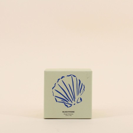 Bougie parfumée céramique beige, cadeau | Hashtag Déco