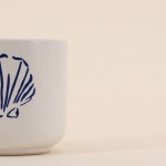 Bougie parfumée céramique beige, cadeau | Hashtag Déco