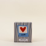 Bougie parfumée bleu en verre lustré | Hashtag Déco