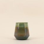 Bougie parfumée bleu en verre lustré | Hashtag Déco