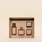 Coffret senteurs maison verre beige | Hashtag Déco