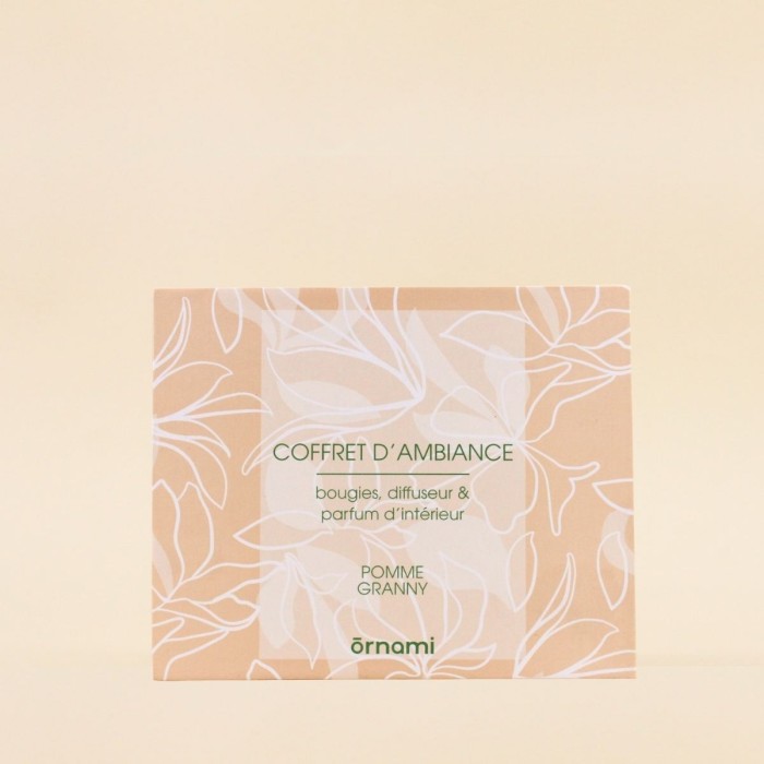 Coffret senteurs maison verre beige | Hashtag Déco